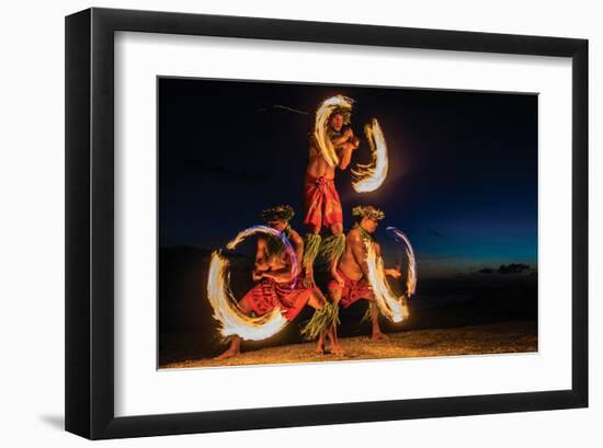 Fire Dance-null-Framed Art Print