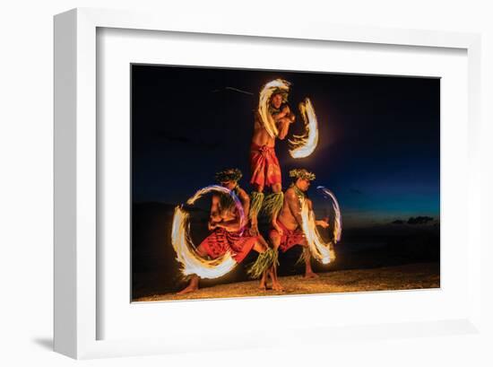 Fire Dance-null-Framed Art Print