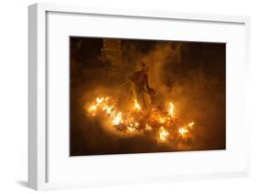 Fire Dancer-Angela Muliani Hartojo-Framed Photographic Print