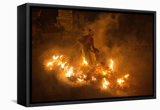 Fire Dancer-Angela Muliani Hartojo-Framed Premier Image Canvas