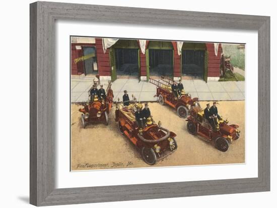 Fire Department, Joplin, Missouri-null-Framed Art Print