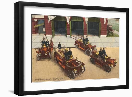 Fire Department, Joplin, Missouri-null-Framed Art Print