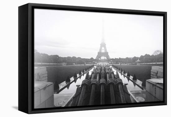 Fire Eiffel 2-Sebastien Lory-Framed Premier Image Canvas