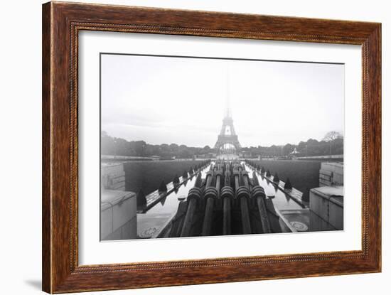 Fire Eiffel 2-Sebastien Lory-Framed Photographic Print