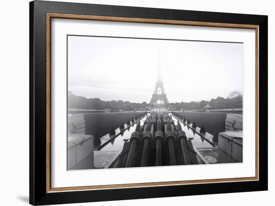 Fire Eiffel 2-Sebastien Lory-Framed Photographic Print