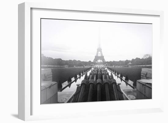 Fire Eiffel 2-Sebastien Lory-Framed Photographic Print