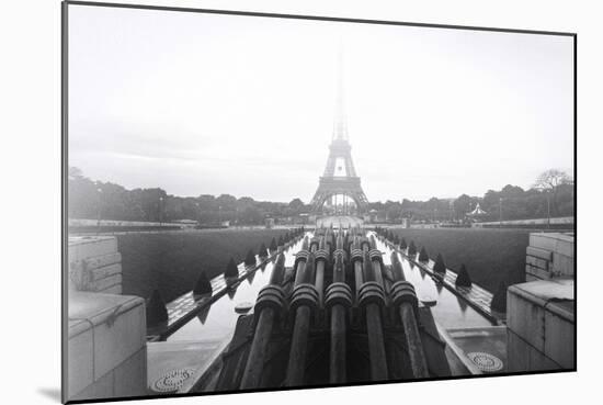 Fire Eiffel 2-Sebastien Lory-Mounted Photographic Print