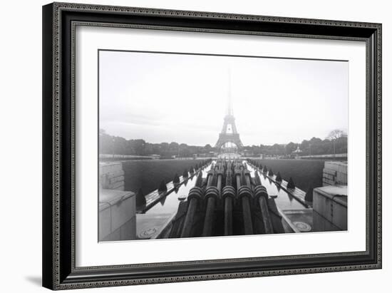 Fire Eiffel 2-Sebastien Lory-Framed Photographic Print