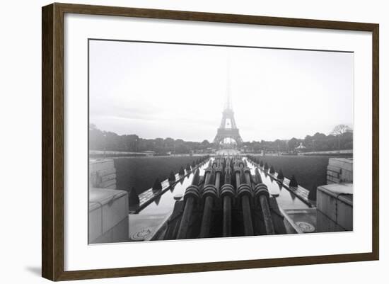 Fire Eiffel 2-Sebastien Lory-Framed Photographic Print