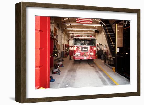 Fire Engine 55 Near Chinatown, Manhattan, New York City-Sabine Jacobs-Framed Photographic Print