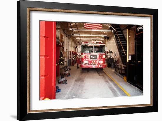 Fire Engine 55 Near Chinatown, Manhattan, New York City-Sabine Jacobs-Framed Photographic Print