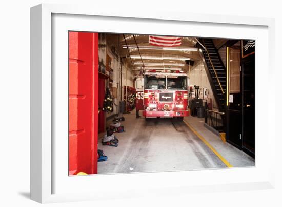 Fire Engine 55 Near Chinatown, Manhattan, New York City-Sabine Jacobs-Framed Photographic Print