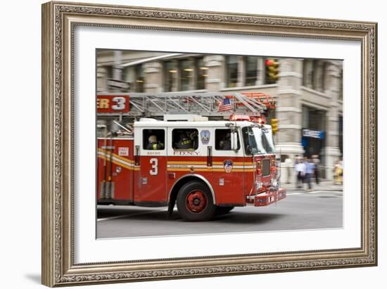 Fire Engine, New York-null-Framed Photographic Print