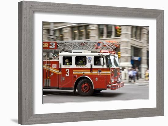 Fire Engine, New York-null-Framed Photographic Print