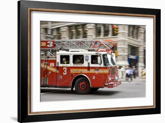 Fire Engine, New York-null-Framed Photographic Print