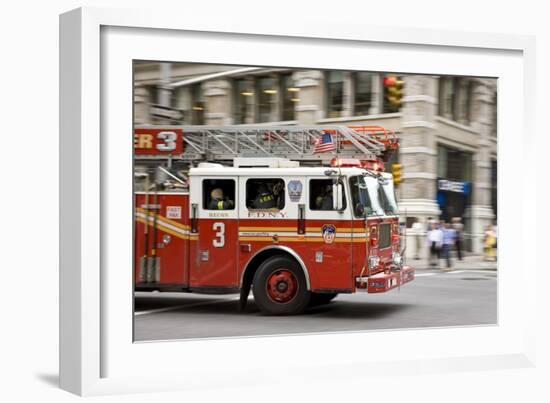 Fire Engine, New York-null-Framed Photographic Print