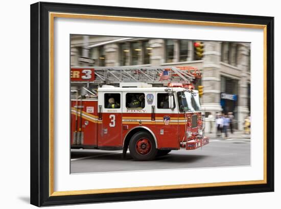 Fire Engine, New York-null-Framed Photographic Print