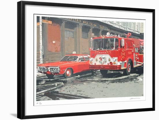 Fire Engine-Ron Kleemann-Framed Collectable Print