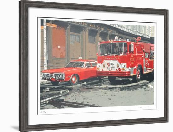 Fire Engine-Ron Kleemann-Framed Collectable Print