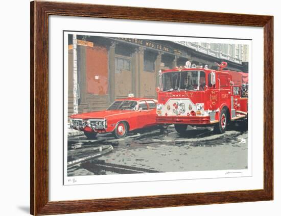 Fire Engine-Ron Kleemann-Framed Collectable Print