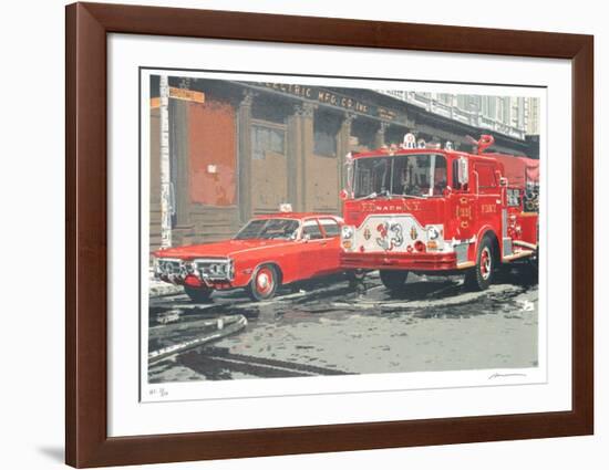 Fire Engine-Ron Kleemann-Framed Collectable Print