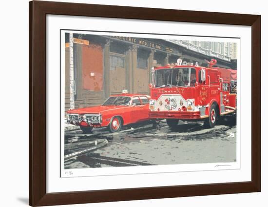 Fire Engine-Ron Kleemann-Framed Collectable Print