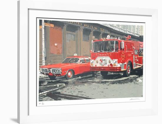 Fire Engine-Ron Kleemann-Framed Collectable Print