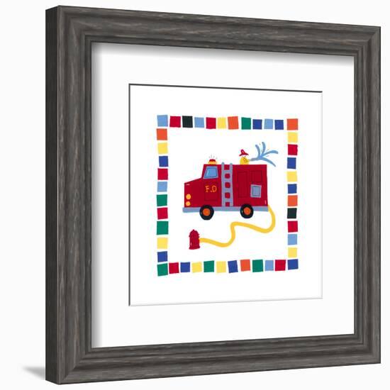 Fire Engine-Sophie Harding-Framed Art Print