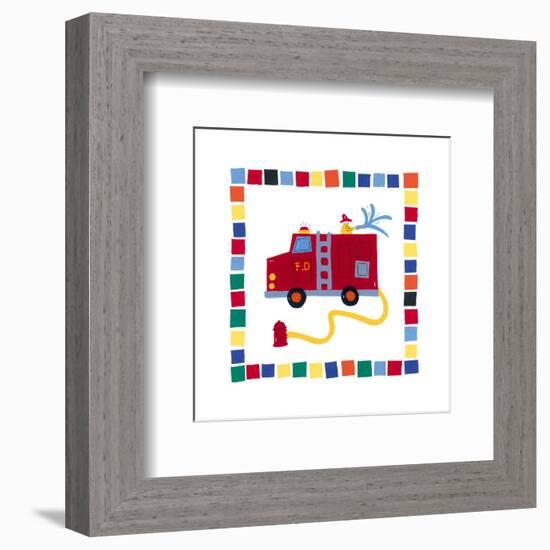 Fire Engine-Sophie Harding-Framed Art Print