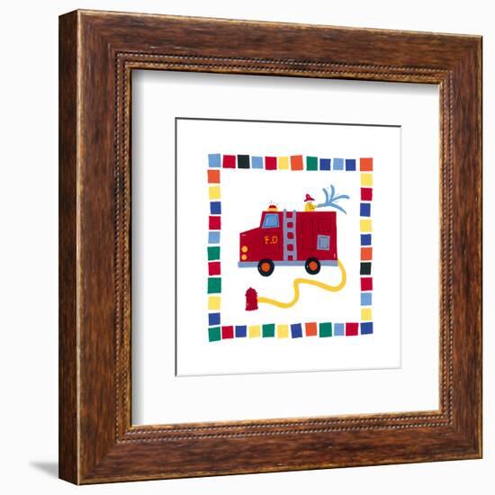 Fire Engine-Sophie Harding-Framed Art Print