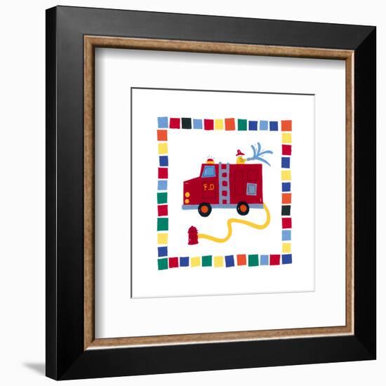 Fire Engine-Sophie Harding-Framed Art Print