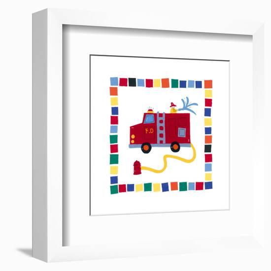 Fire Engine-Sophie Harding-Framed Art Print