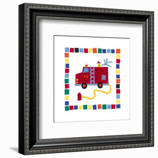 Fire Engine-Sophie Harding-Framed Art Print