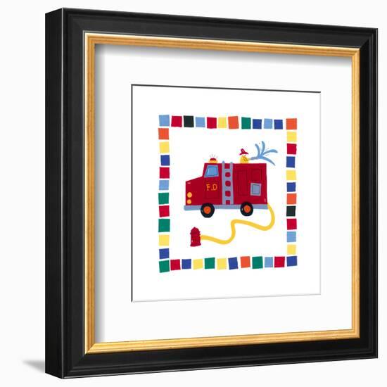 Fire Engine-Sophie Harding-Framed Art Print