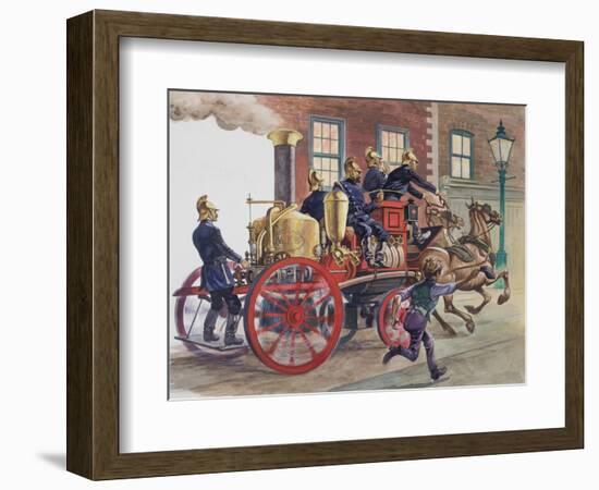 Fire Engine-Peter Jackson-Framed Giclee Print