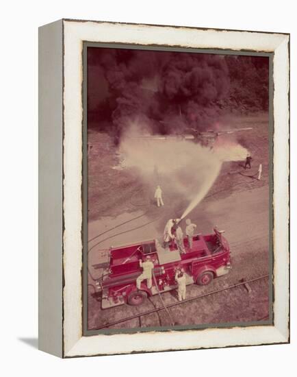 Fire Engines, Elmira, New York-Cornell Capa-Framed Premier Image Canvas