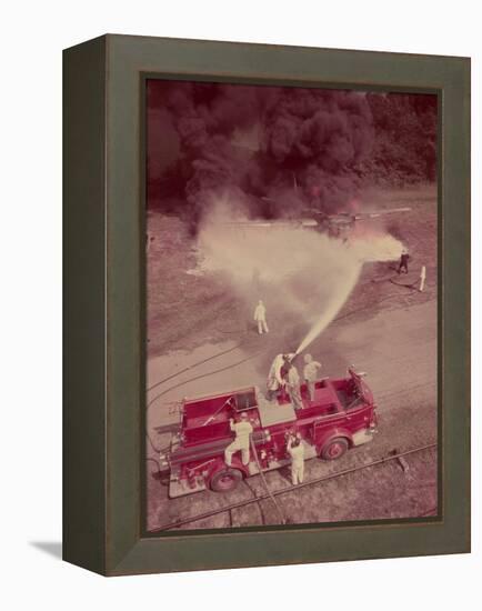 Fire Engines, Elmira, New York-Cornell Capa-Framed Premier Image Canvas