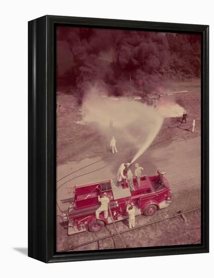 Fire Engines, Elmira, New York-Cornell Capa-Framed Premier Image Canvas