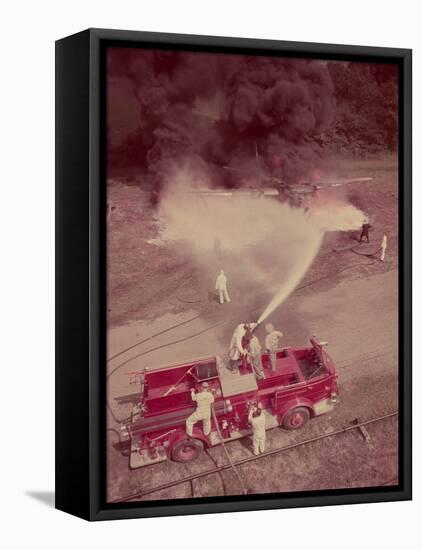 Fire Engines, Elmira, New York-Cornell Capa-Framed Premier Image Canvas