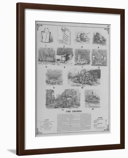 Fire Engines-null-Framed Giclee Print