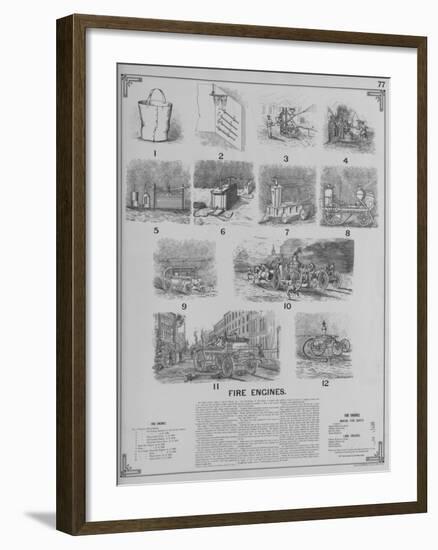 Fire Engines-null-Framed Giclee Print