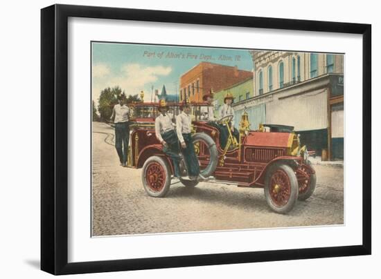 Fire Equipment, Alton, Illinois-null-Framed Art Print