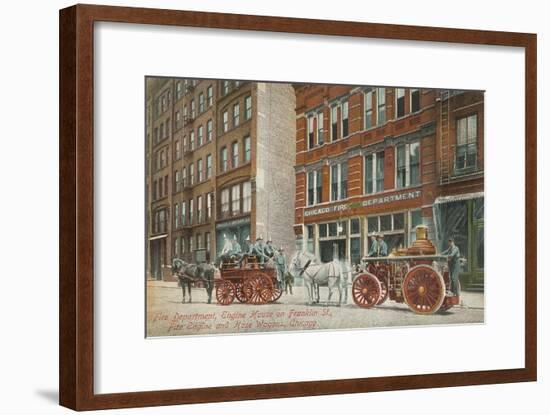 Fire Equipment, Chicago, Illinois-null-Framed Art Print