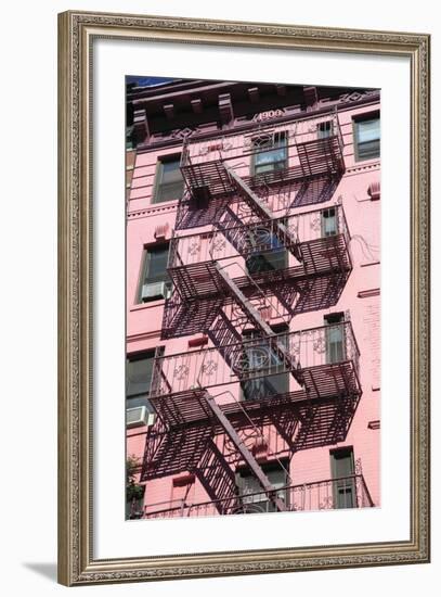 Fire Escape, Soho, Manhattan, New York City, United States of America, North America-Wendy Connett-Framed Photographic Print