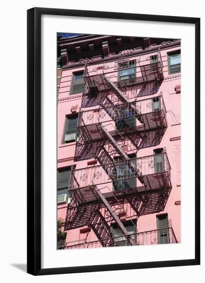 Fire Escape, Soho, Manhattan, New York City, United States of America, North America-Wendy Connett-Framed Photographic Print