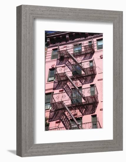 Fire Escape, Soho, Manhattan, New York City, United States of America, North America-Wendy Connett-Framed Photographic Print