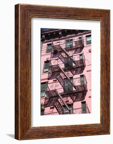 Fire Escape, Soho, Manhattan, New York City, United States of America, North America-Wendy Connett-Framed Photographic Print