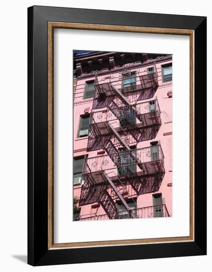 Fire Escape, Soho, Manhattan, New York City, United States of America, North America-Wendy Connett-Framed Photographic Print