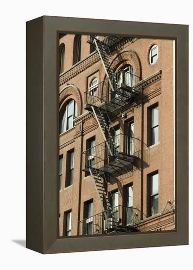 Fire Escapes, Tribeca, New York City, Ny, Usa-Natalie Tepper-Framed Stretched Canvas