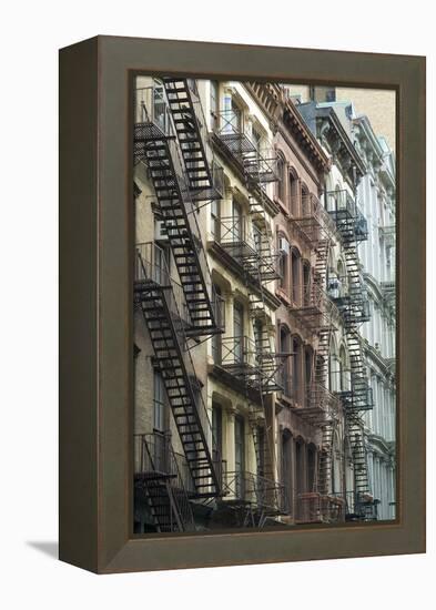 Fire Escapes, Tribeca, New York City, Ny, Usa-Natalie Tepper-Framed Stretched Canvas